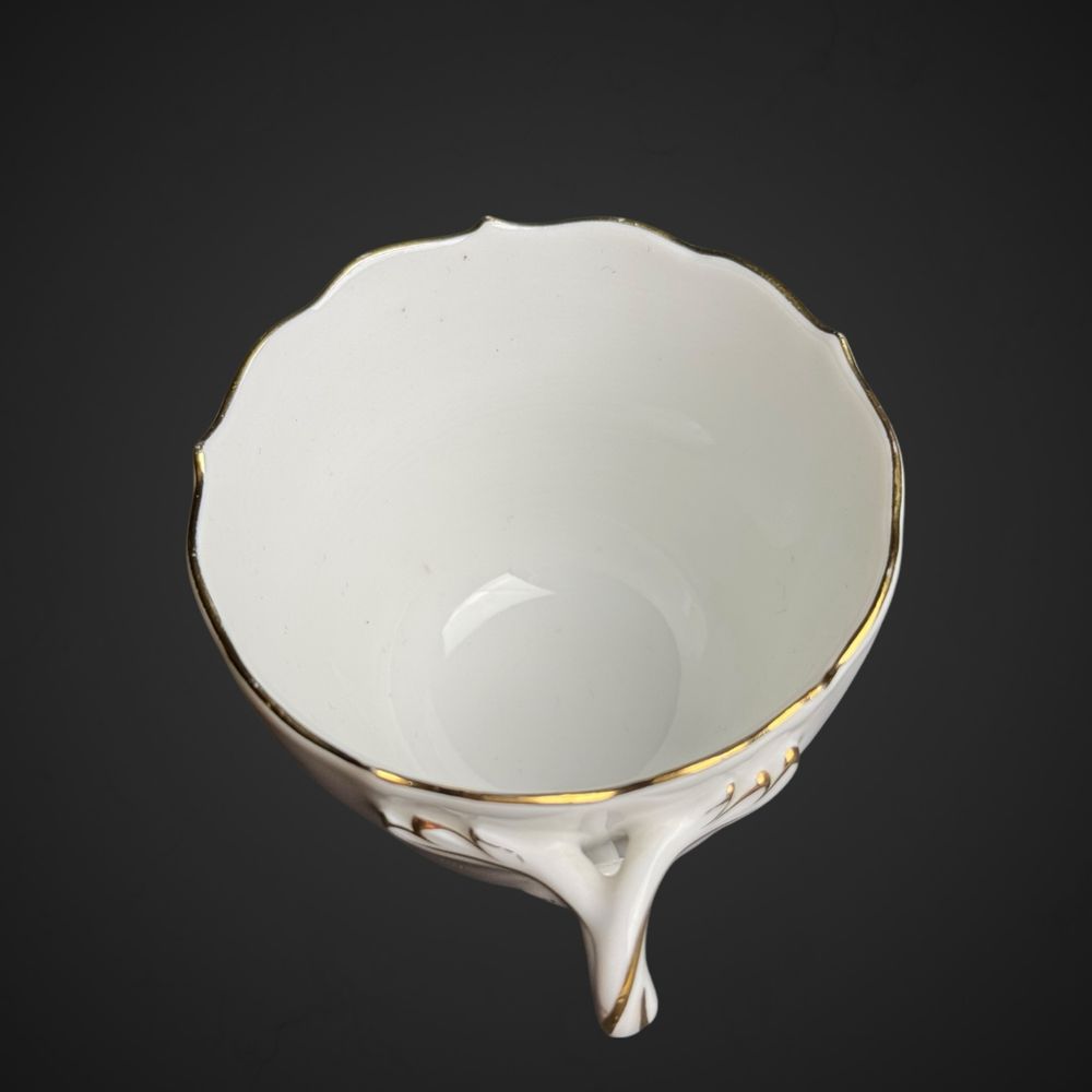 Filiżanka do mokki miśnia meissen róża złocenie B51/032908