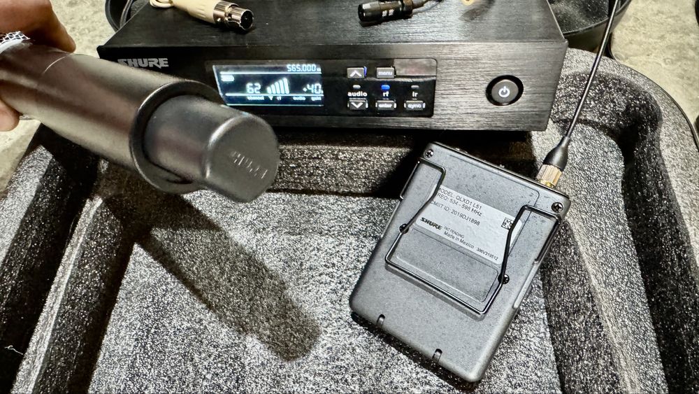 Shure QLXD Beta58, ручний мікрофон, бодіпак,головна гарнітура,петличка