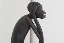 Arte Angola, estatueta decorativa tradicional Pensador
