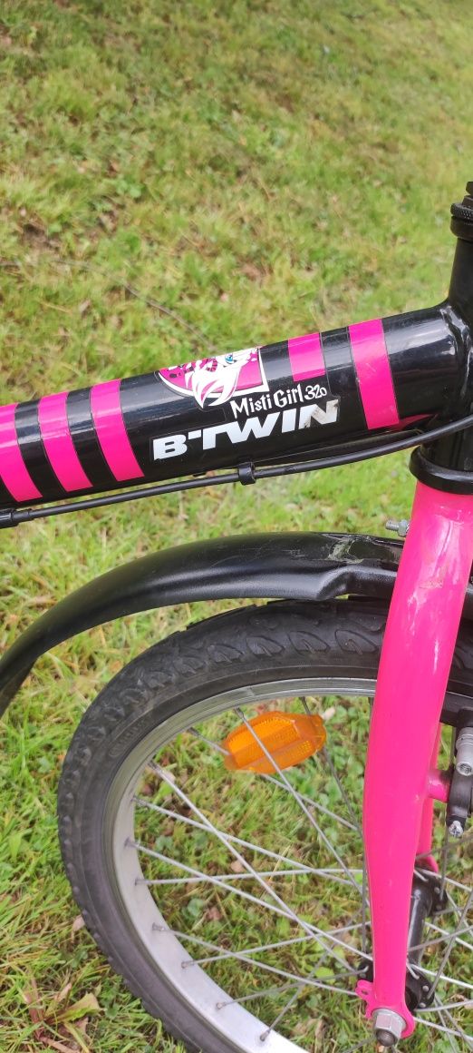 Rower BTWIN Misti Girl 320, koła 20 cali.