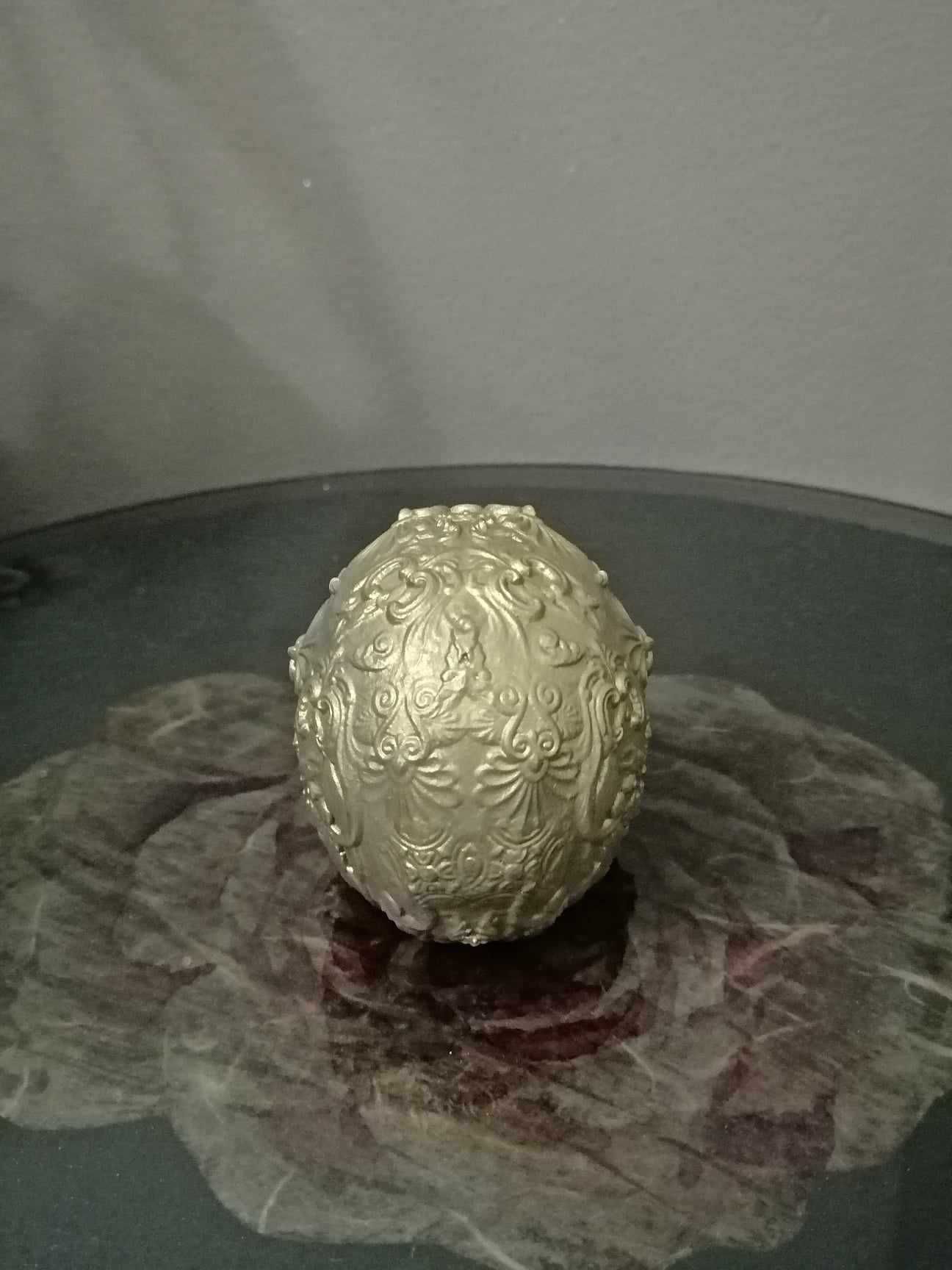 Caveira mexicana dourada 3D - Nova