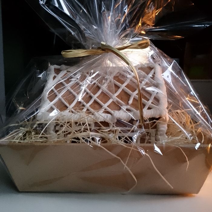 Ręcznie robiony domek z piernika