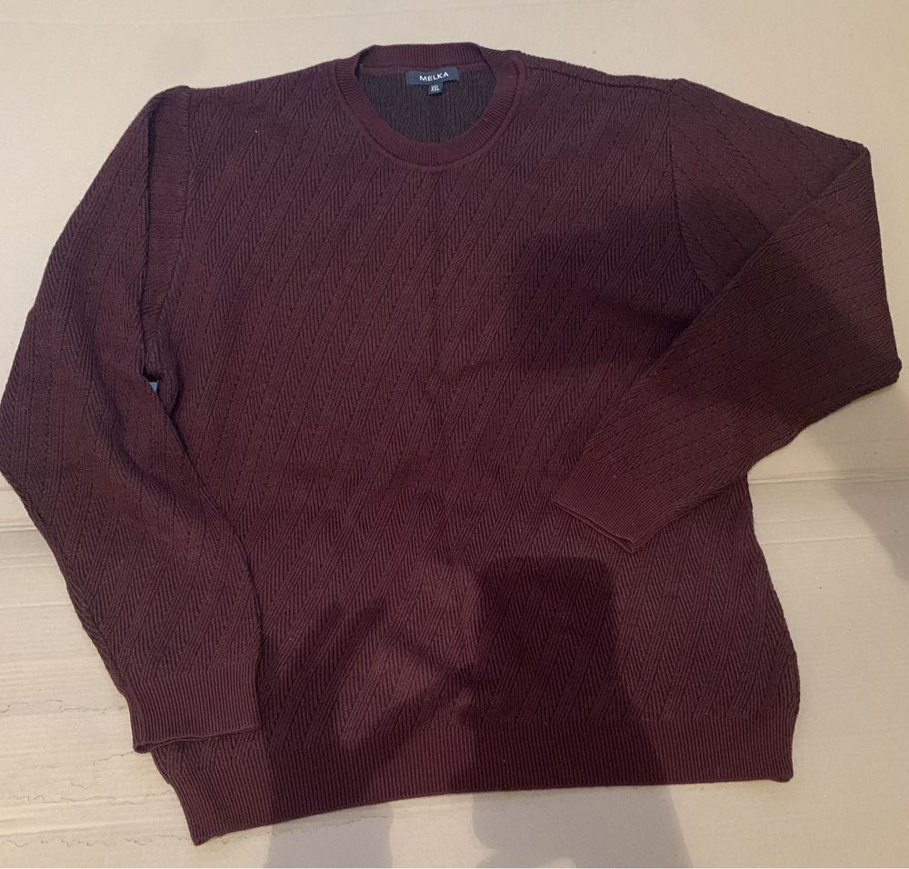Melka пуловер большой размер XXL меринос Бельгия