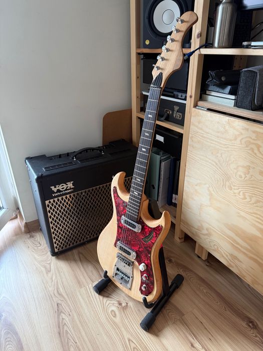 Gitara elektryczna MUSIMA ELGITA - Niedokończona restauracja + dodatki