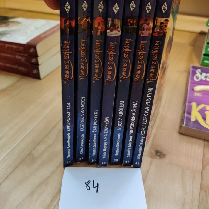 Zestaw 7 romansów z szejkiem Harlequin