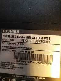 Portatil Toshiba satellite l650