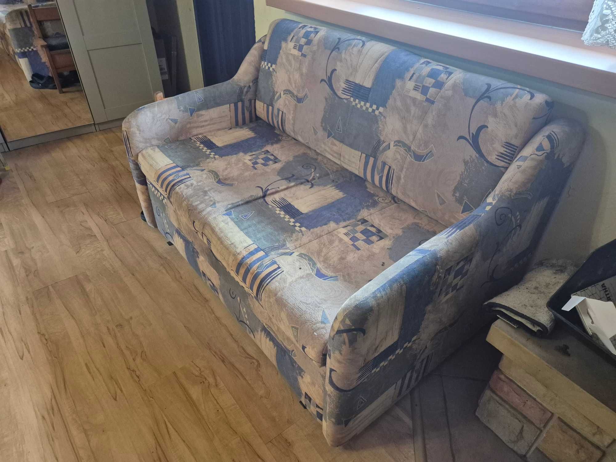 Sofa Rozkładana do Przodu - Pojemnik na pościel 130 cm