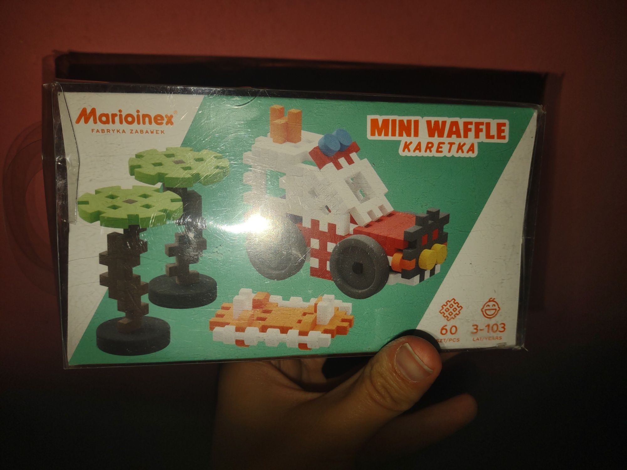 Mini Waffle karetka Marioinex 60 szt. klocki puzzle