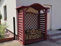 Drewutnia 1,65 x 0,8m z dachem falowym