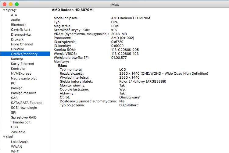 iMac 27" Mid 2011 i7 10GB 1TB Apple 100% sprawny idealnym stanie