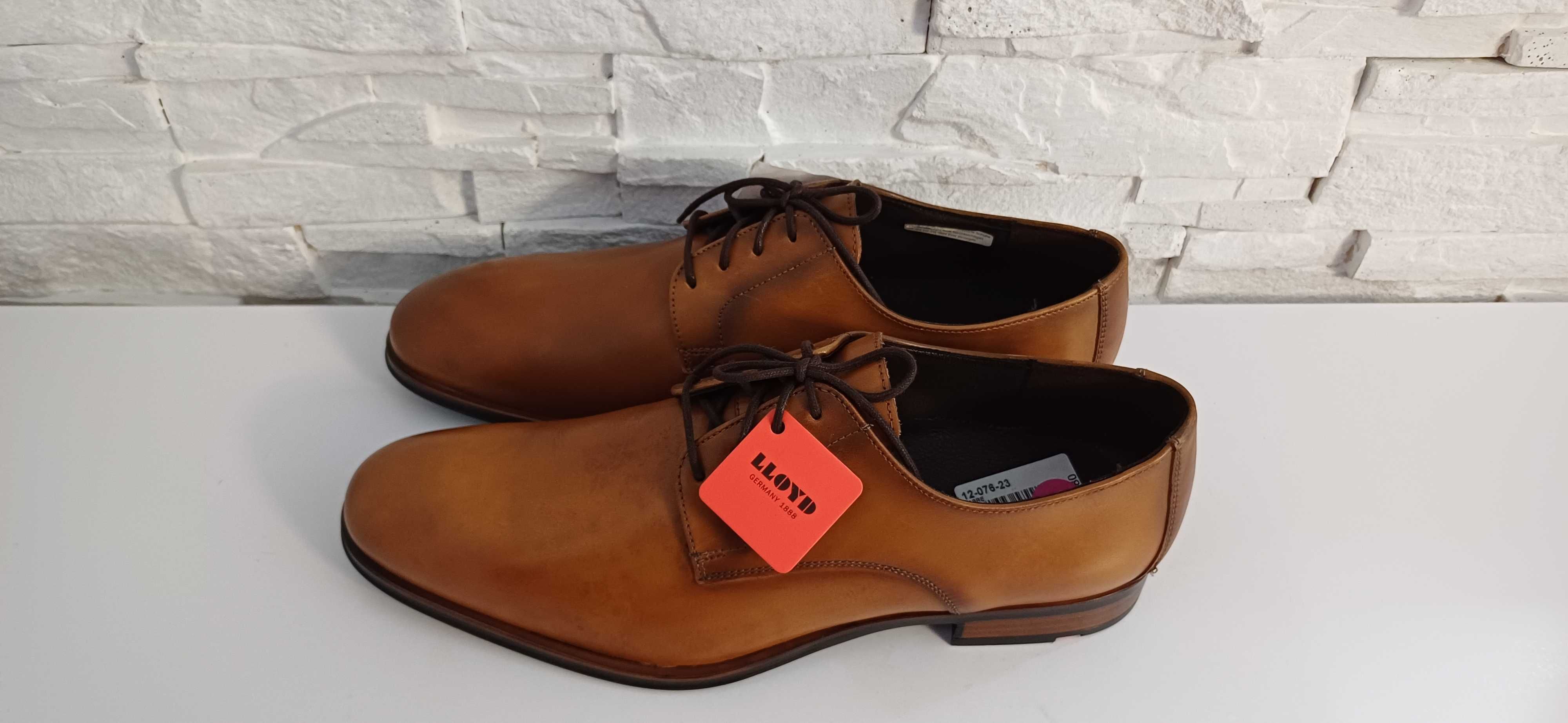Buty wizytowe LLOYD roz.44,5 Uk.10,5 wkł.30 cm.
