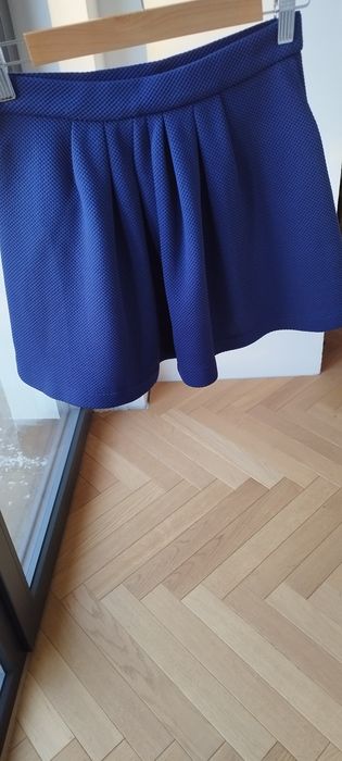 Spódniczka wizytowa galowa 146 plisy granat