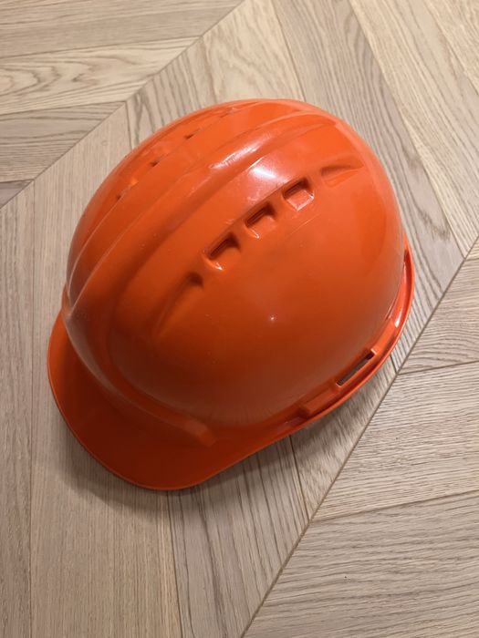 JSP kask BHP budowlany z regulacją pokrętłem pomarańczowy
