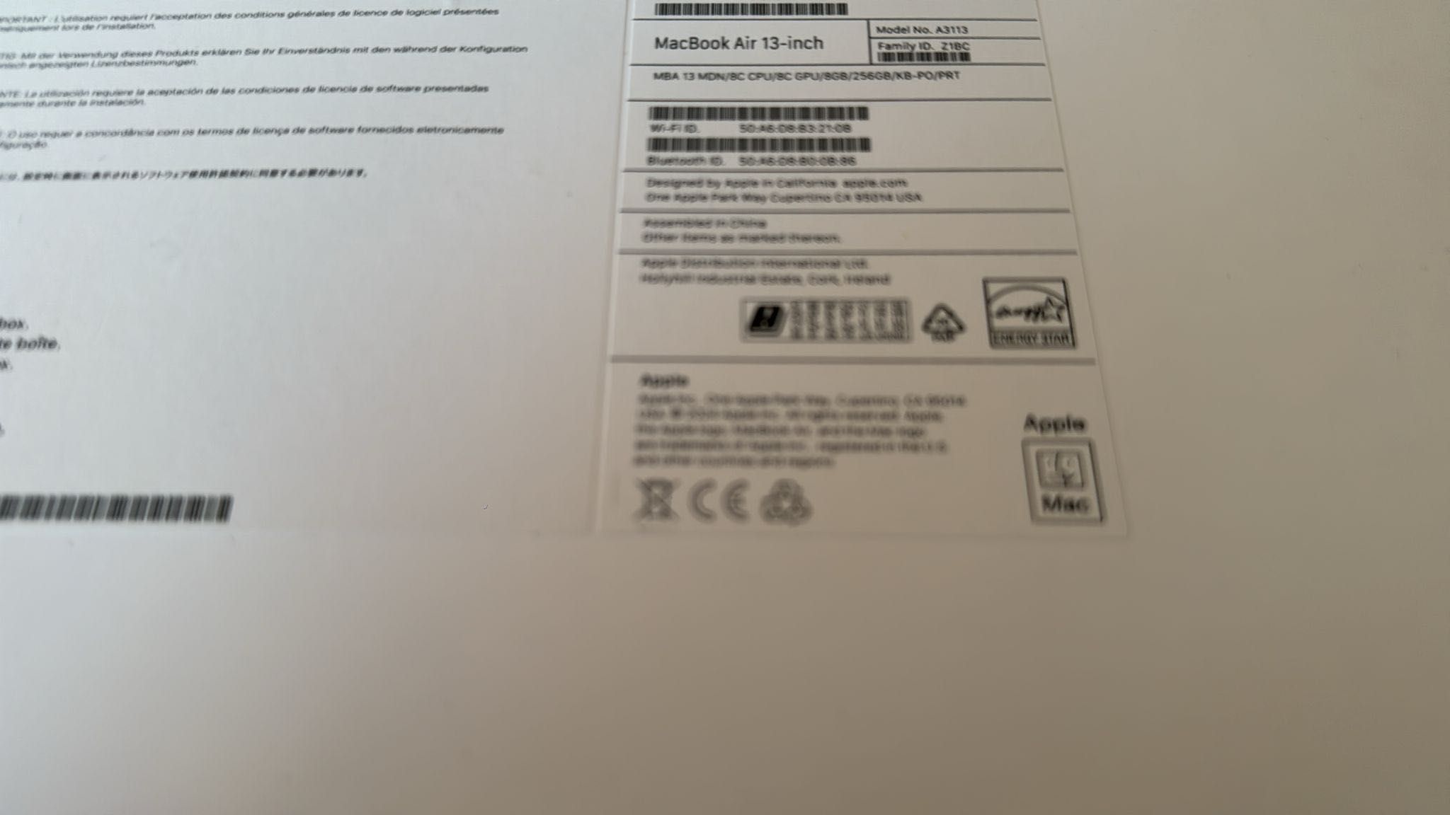 Vendo MacBook Air 13.6 M3 Novo e Selado Fatura e Garantia
