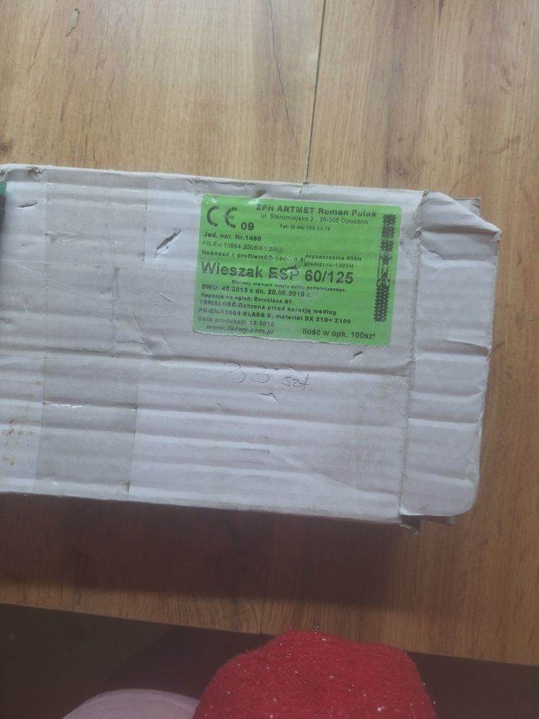 Wieszak do kartongipsu gsp 60/125