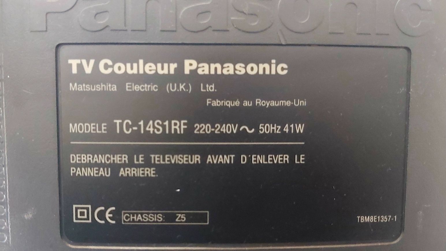 Tv cores Panasonic (1995)