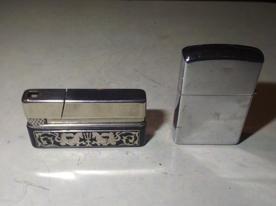 Зажигалки газ бензин.
