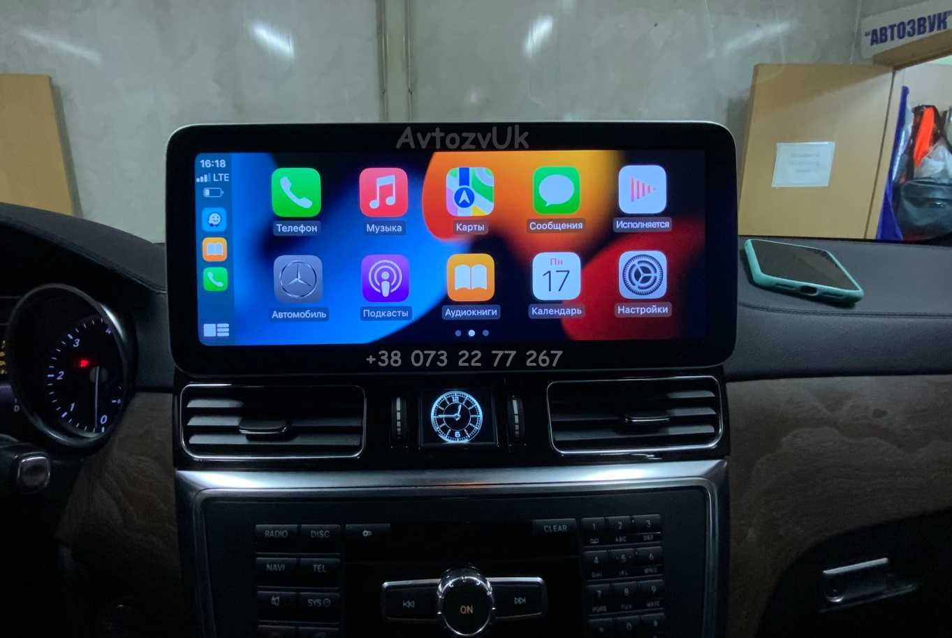 Android 13 Mercedes Benz ML M GL GLS GLE w166 x166 Дисплей CarPlay 4G