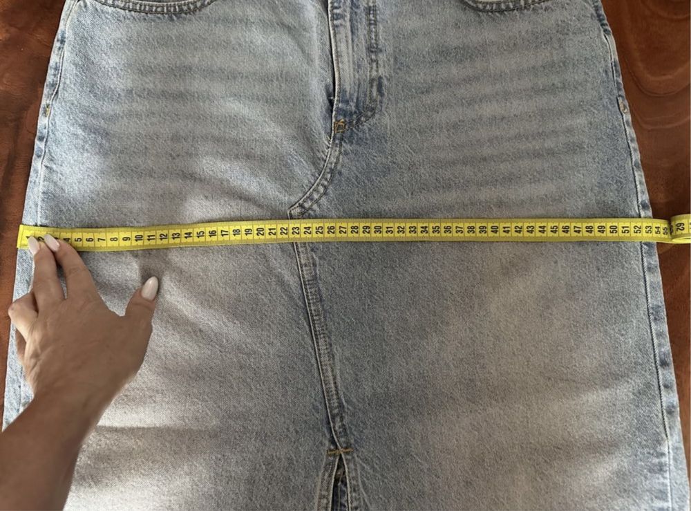 Джинсова стильна спідниця Zara , та Mango оригінал