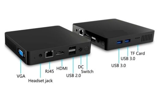 SOYO M2 Mini PC: Powerful 6GB RAM, 64GB EMMC, Intel N3350, Windows 10