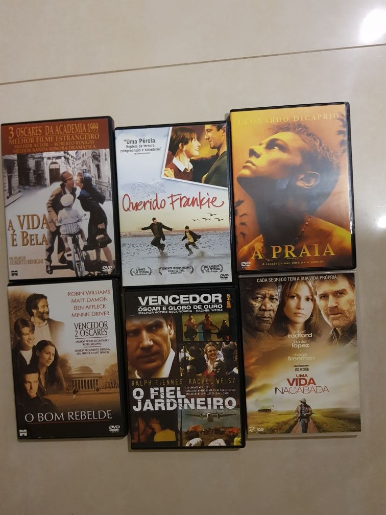 30 Dvds como novos e com etiquetas