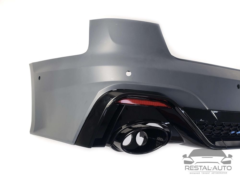 обвес Audi A4 B9 2019-2022 год в стиле RS бампер ауди нов