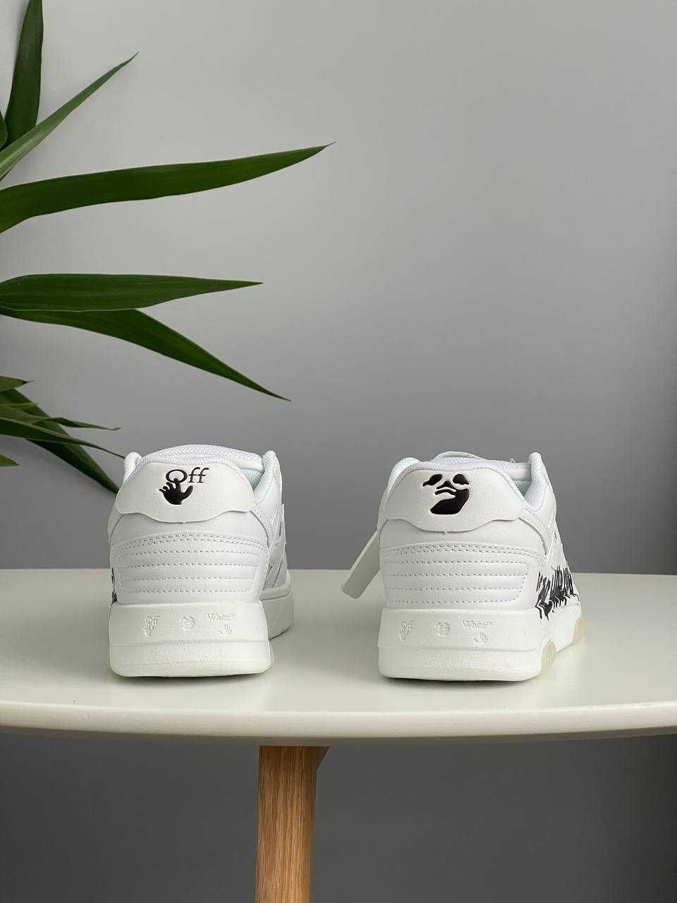 Кросівки Off-White For Walking Black Logo premium