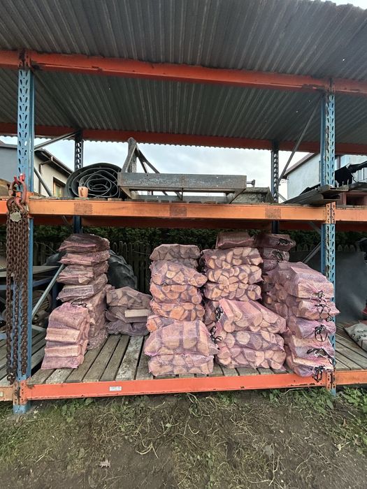 Drewno w workach do wedzenia buk olcha dąb rozpałka sosna grab brzoza