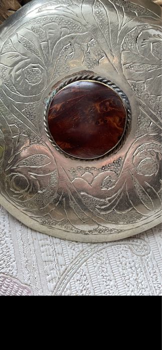 Амулет оберег посеребренный