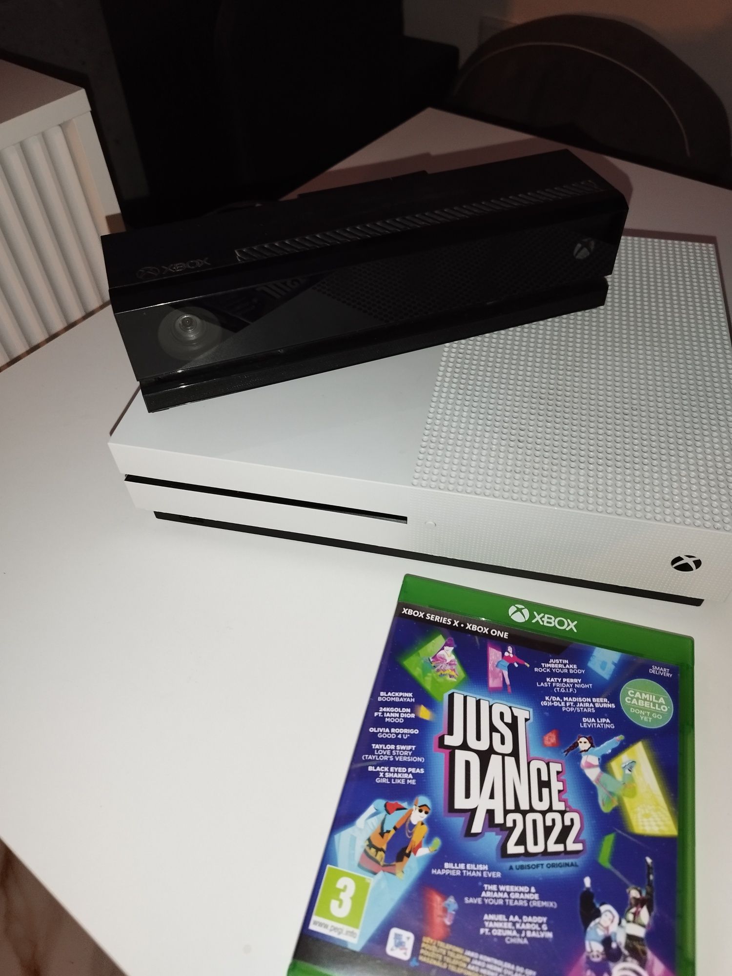 Konsola xbox one S 4K + Kinect + Just Dance 2022 gry + pad