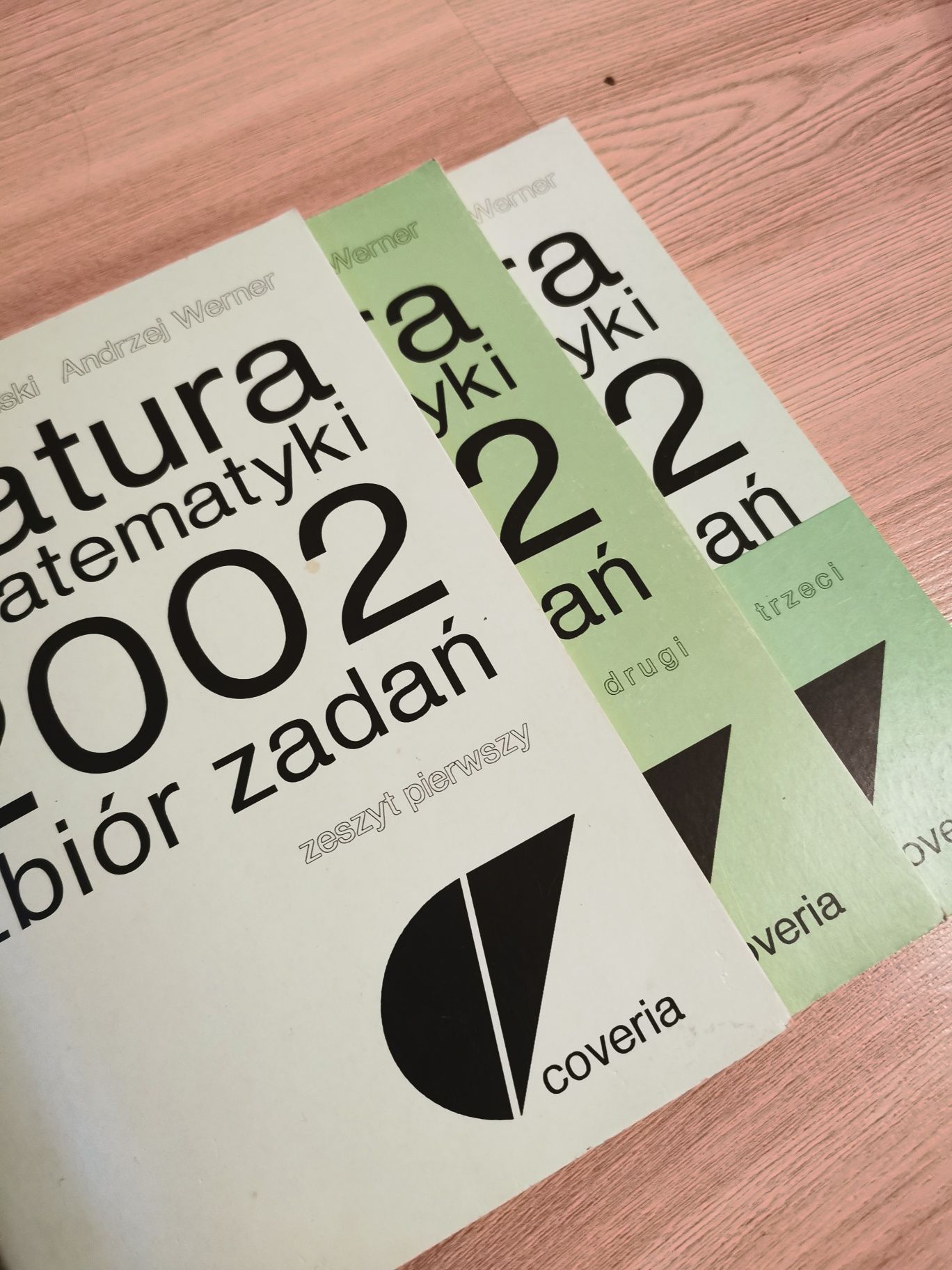 Matura z matematyki 2002 zbiór zadań 3 zeszyty Janusz Kowalski Werner