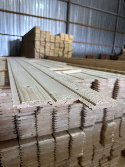 Вагонка Дошка підлоги Фальшбрус Блокхаус Планкен Терасна дошка модрина
