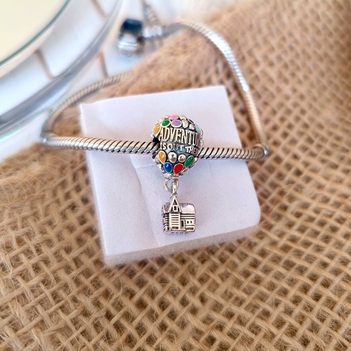 Charms do bransoletki Pandora srebro S 925 Disney dom z balonami