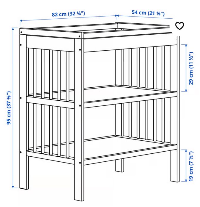 Trocador Ikea GULLIVER