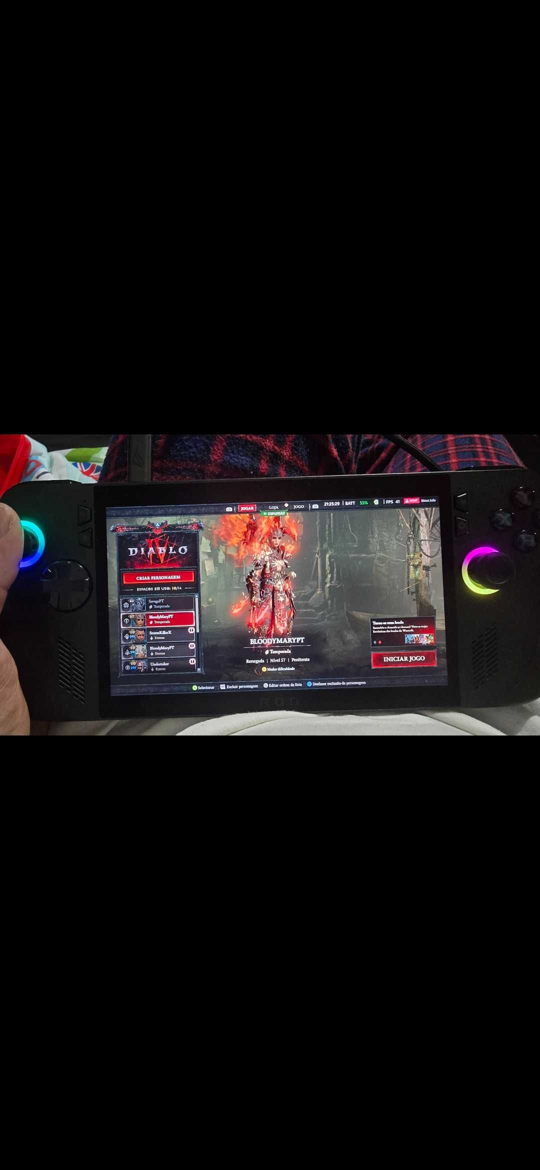 Troco Rog Ally X por ps5 pro ou vendo