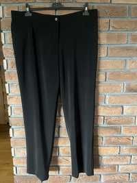 Klasyczne czarne proste spodnie rozmiar 48 (4XL)