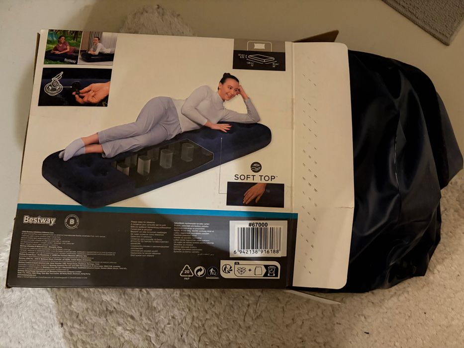 Colchão de Ar + Bomba de Ar Elétrica