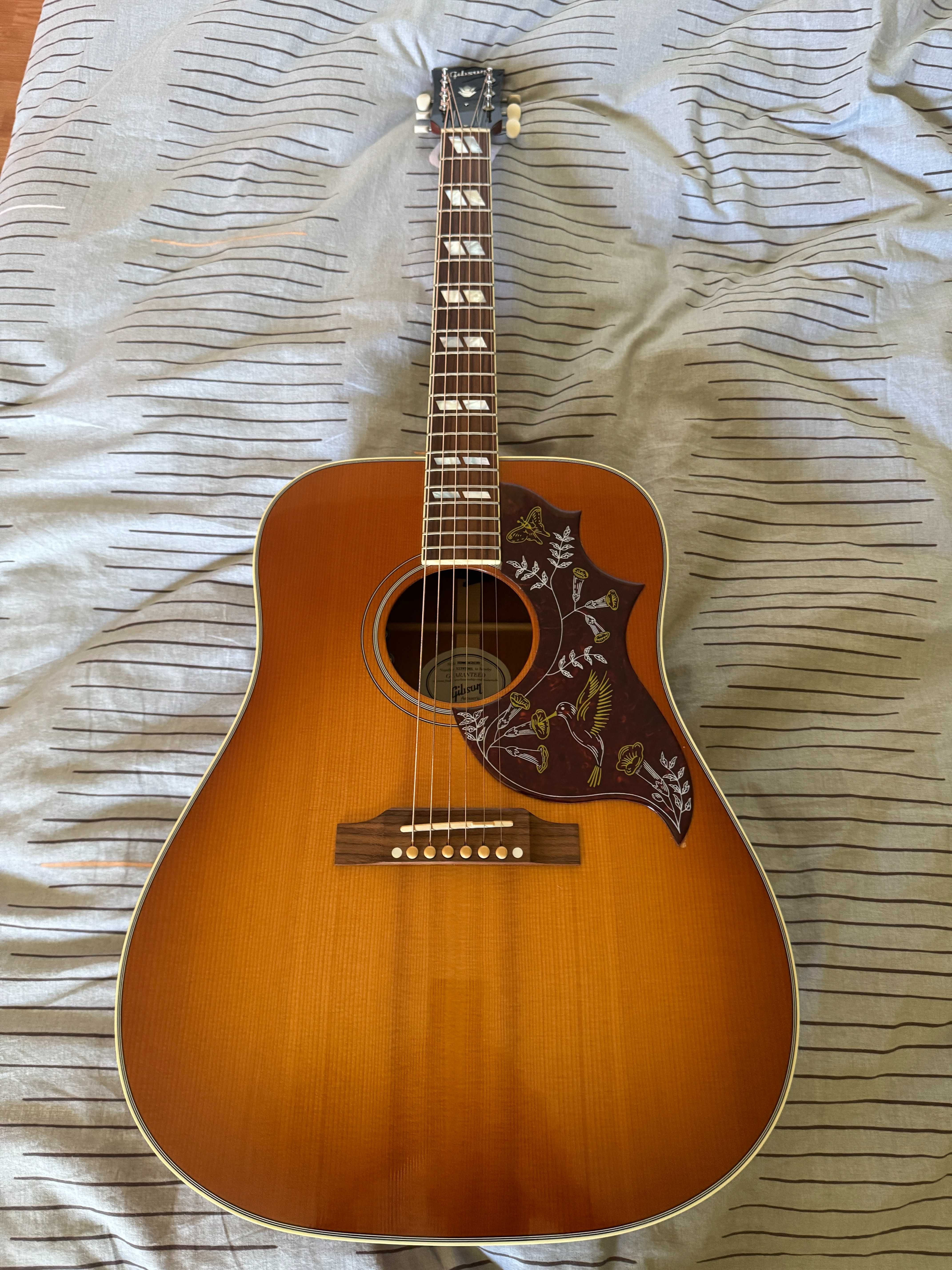 Gitara Gibson Hummingbird - Honey Burst - super stan!