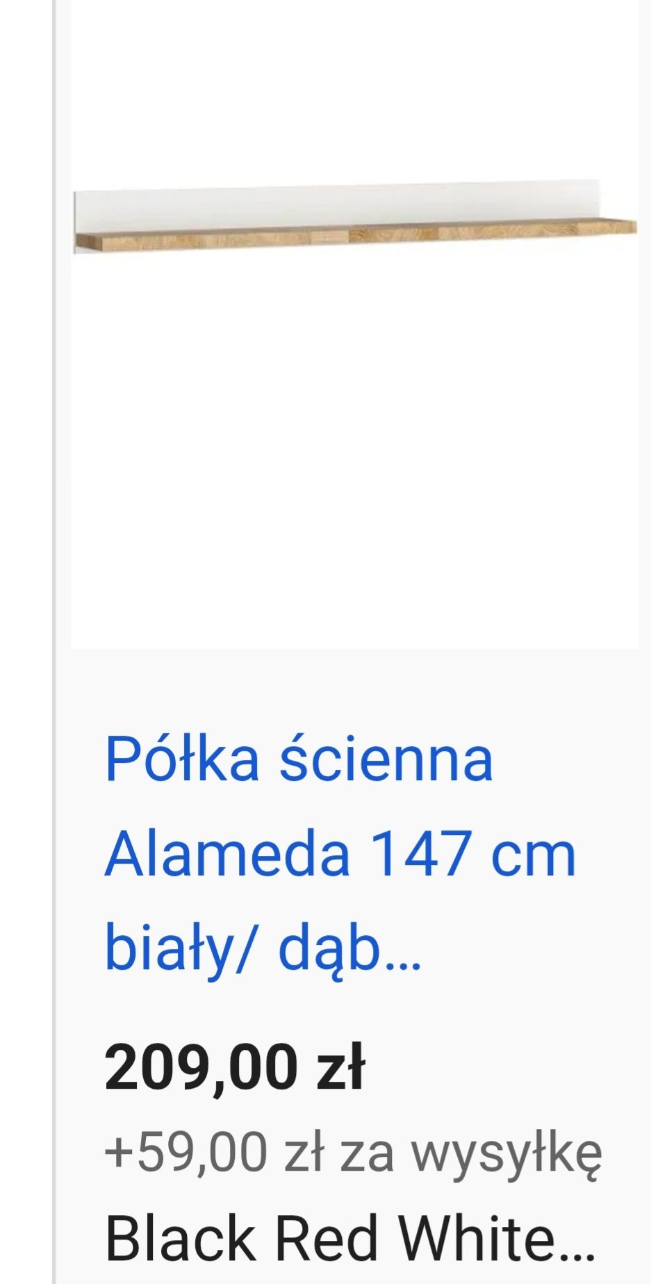 Polka wisząca Alameda