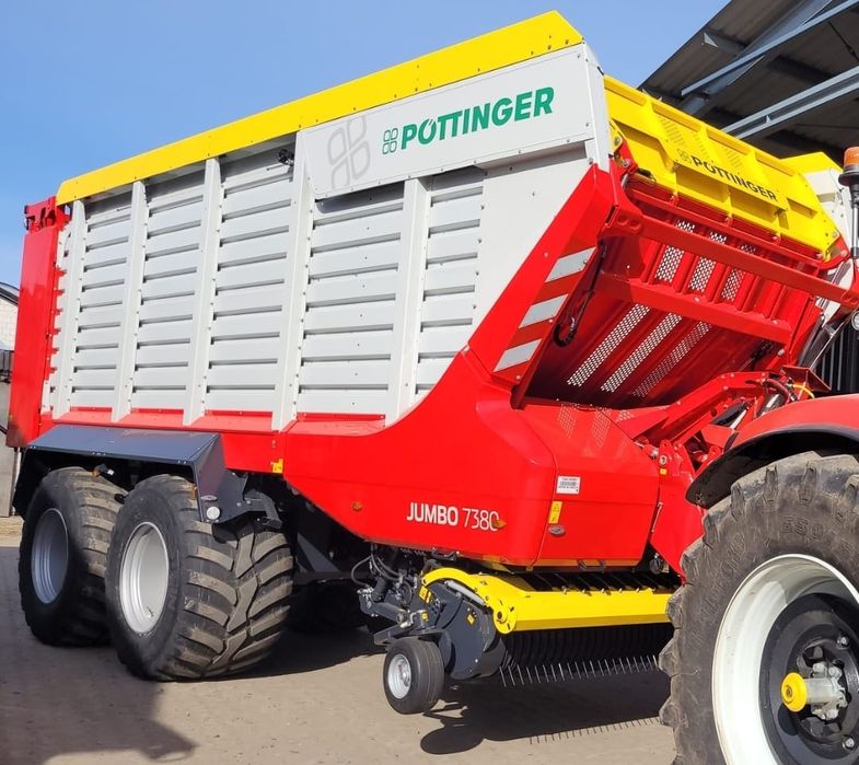 Pottinger JUMBO 7380 DB przyczepa samozbierająca