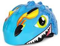 Kask rowerowy dla dzieci wzór dinozaura rozmiar S (50-54cm)