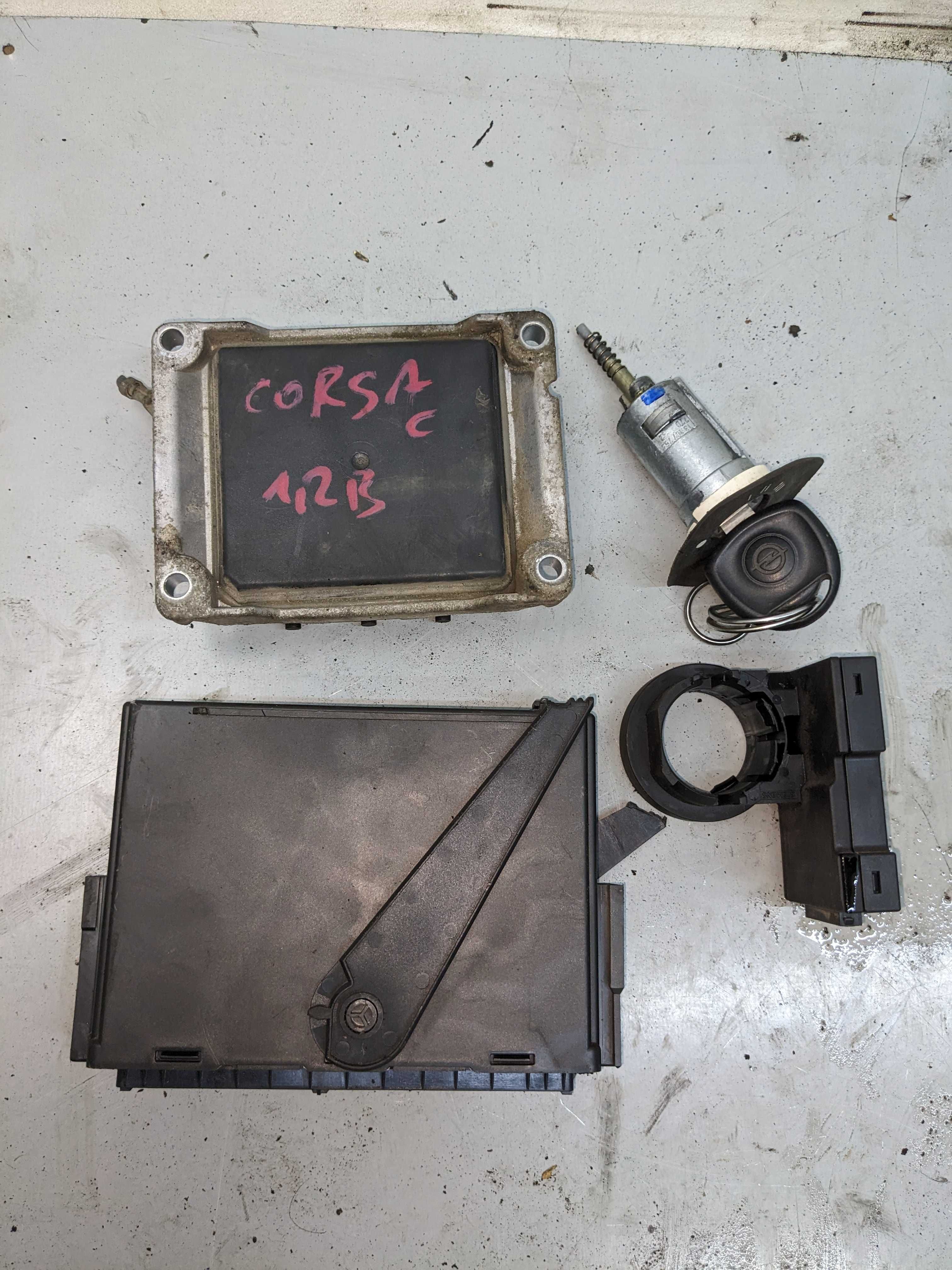 Opel Corsa C 1.2 Zestaw Startowy Komputer Stacyjka Kluczyk Immo