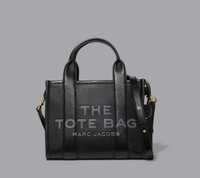 Сумочка Marc Jacobs the tote bag чорна шкіра