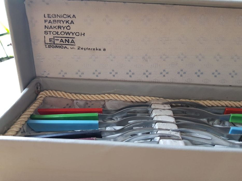 Stare sztućce widelczyki do zakąsek 11szt LEFANA