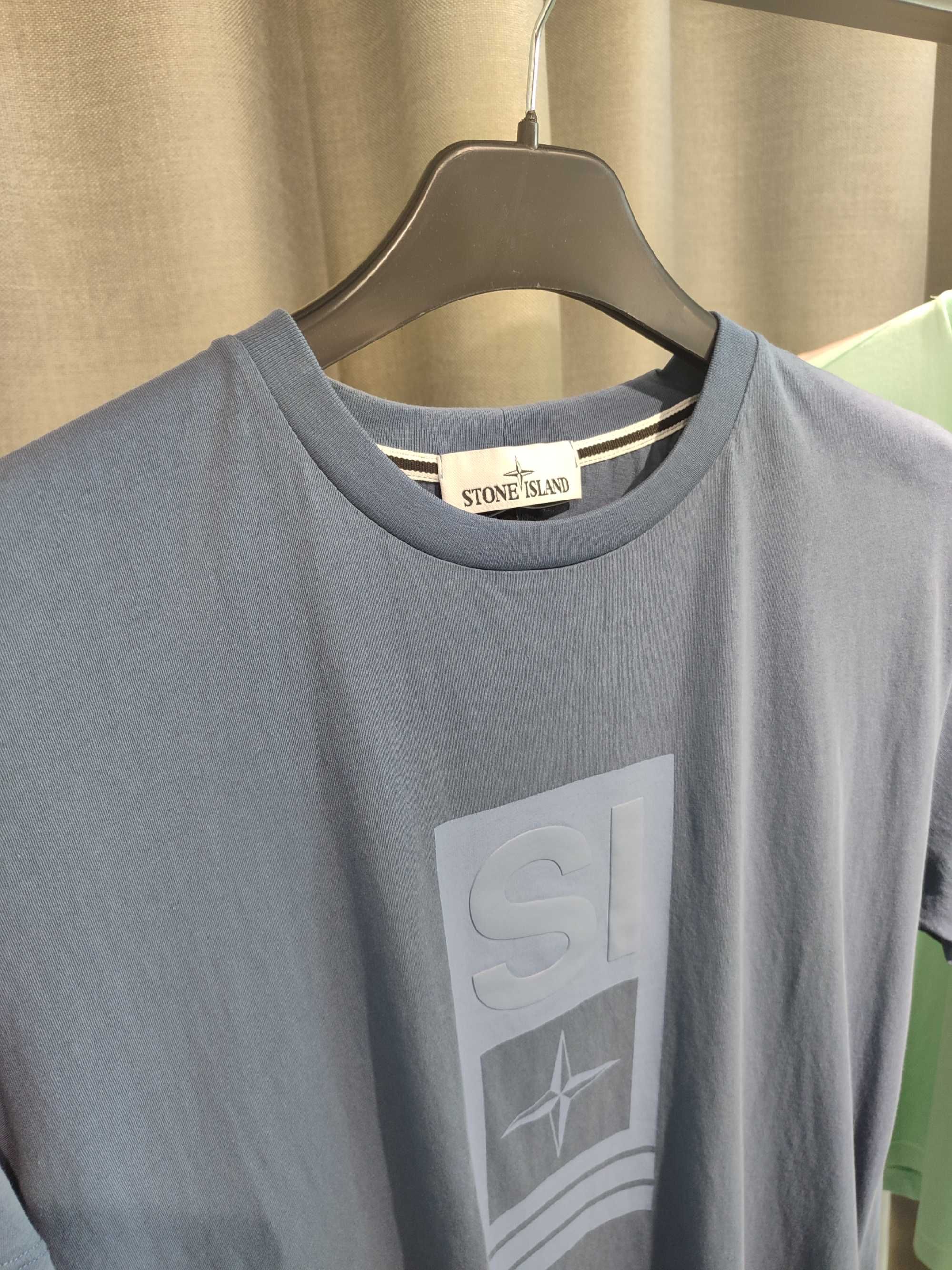 STONE ISLAND 2NS92 Abbreviation One Print T-Shirt Avio Blue SI0162-ABL