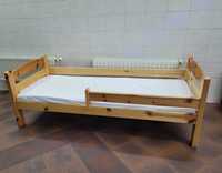 Łóżko jednoosobowe ze stelażem, dziecięce  90×200 + materac gratis