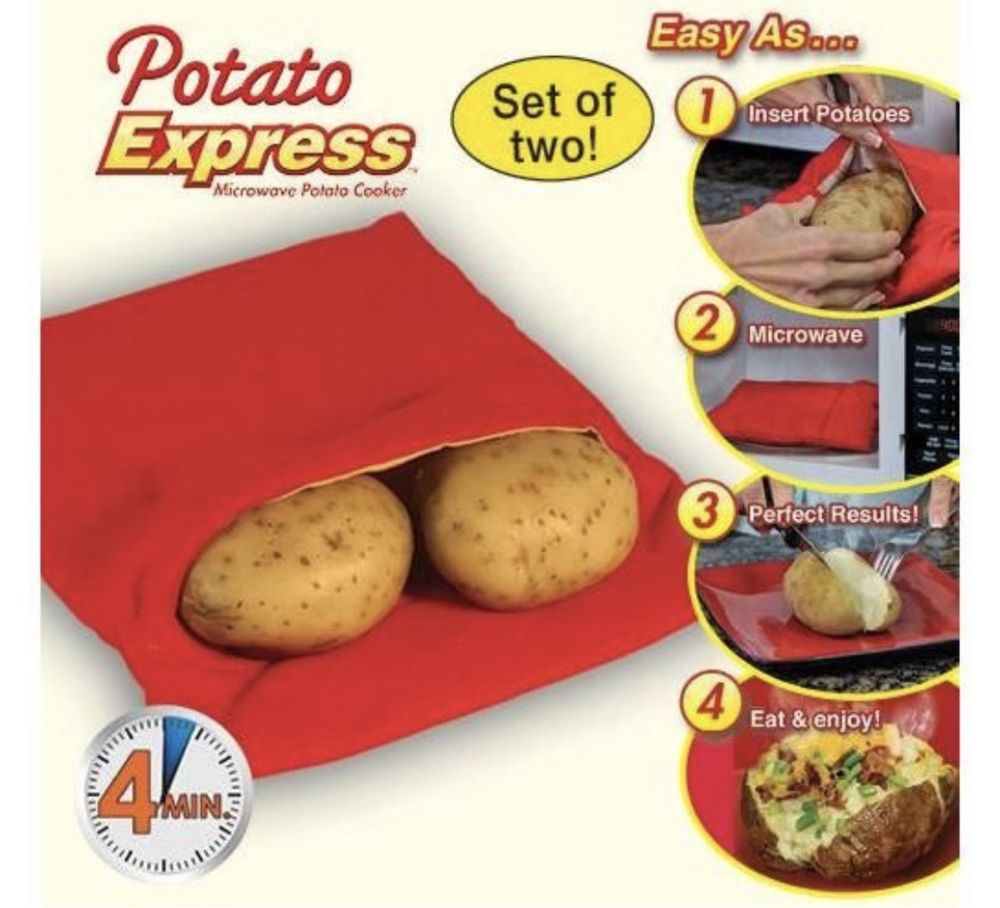 Мішечок для запікання картоплі в мікрохвильовці  Potato Bag Express