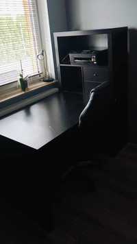 Regał Kallax/Expedit + biurko + krzesło biurowe obrotowe