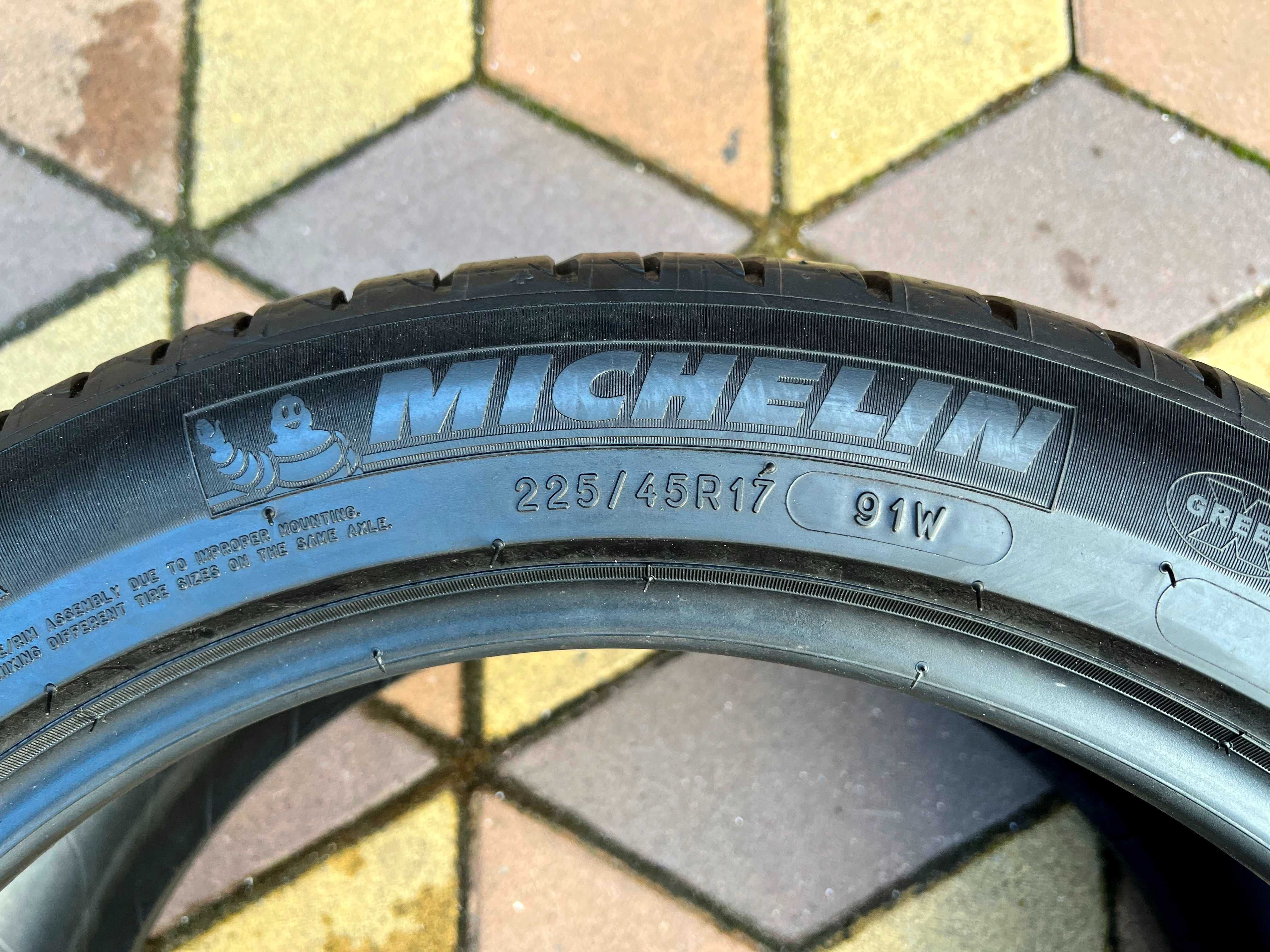 225/45 R17 Michelin Primacy 3. Шини літні 4 шт.