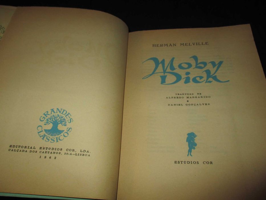 Livro Moby Dick Herman Melville Estúdios Cor 1962